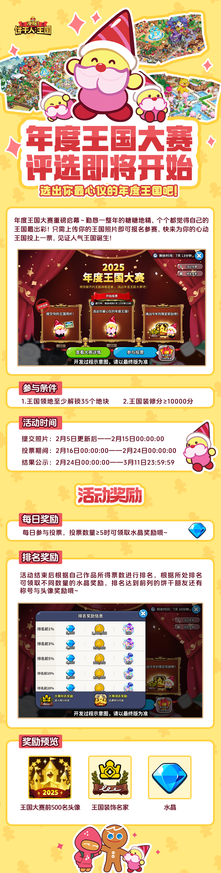 冲呀！饼干人：王国年度王国投票 &times; 岁末人气投票双赛同启！
