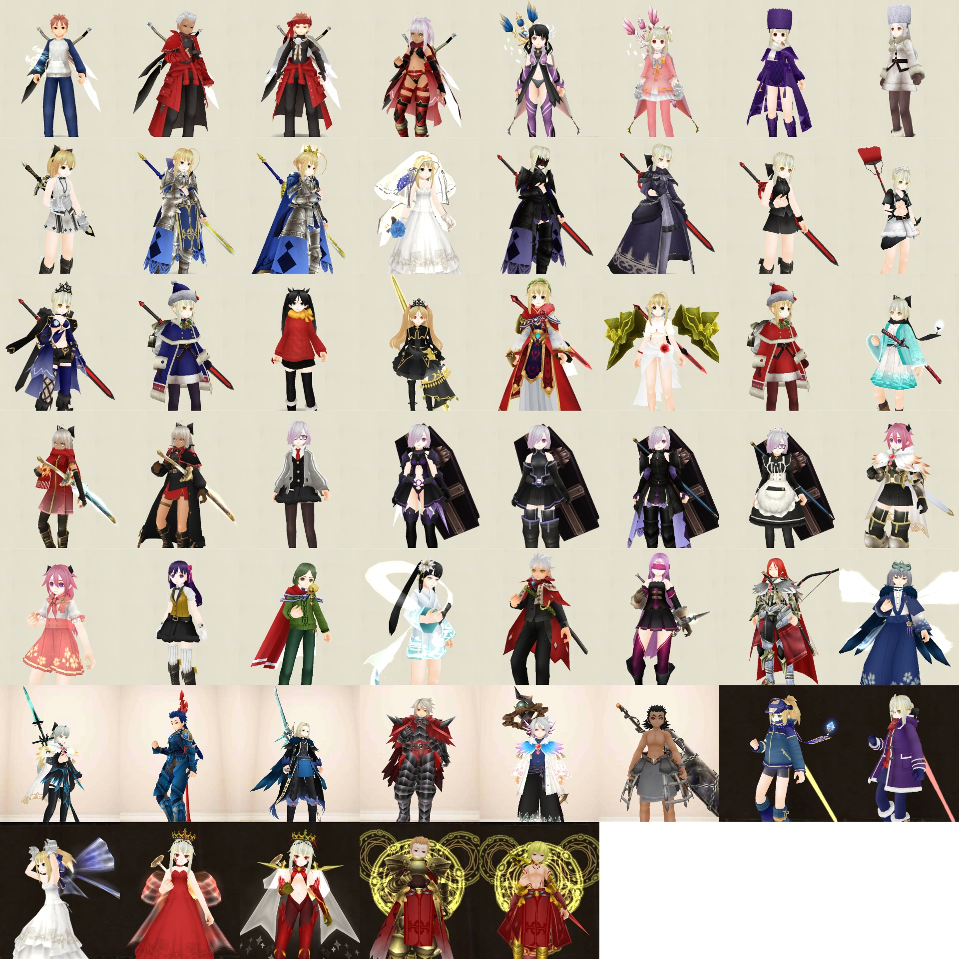托拉姆物语fate系列cos（无时装）