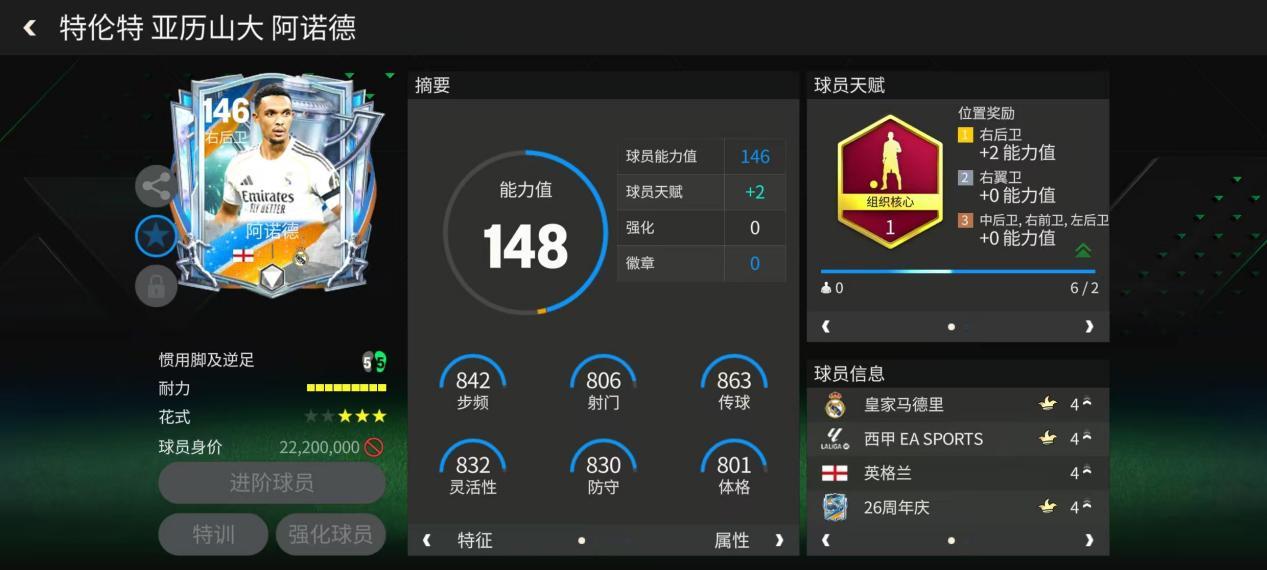 FC足球世界巨星来袭|创始周年庆边后卫推荐&mdash;&mdash;阿诺德&A&middot;费尔南德斯（下）