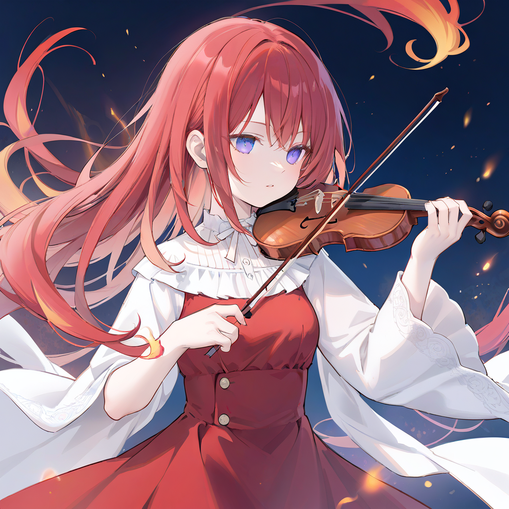 奥拉星（⭐️原创亚比&bull;663&bull;辉御篇）炎跃奏者&mdash;&mdash;炽音（火）