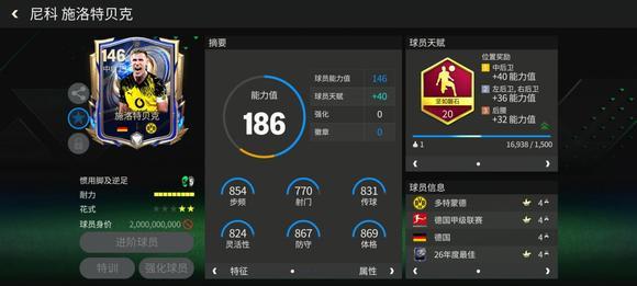 FC足球世界巨星来袭：年度最佳热门中后卫&mdash;&mdash;施洛特贝克