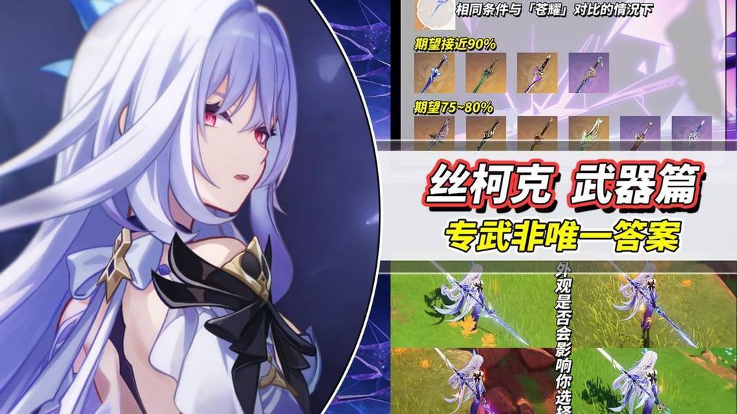 原神【V5.6】丝柯克武器分析｜专武非唯一答案，平替方案同样不错
