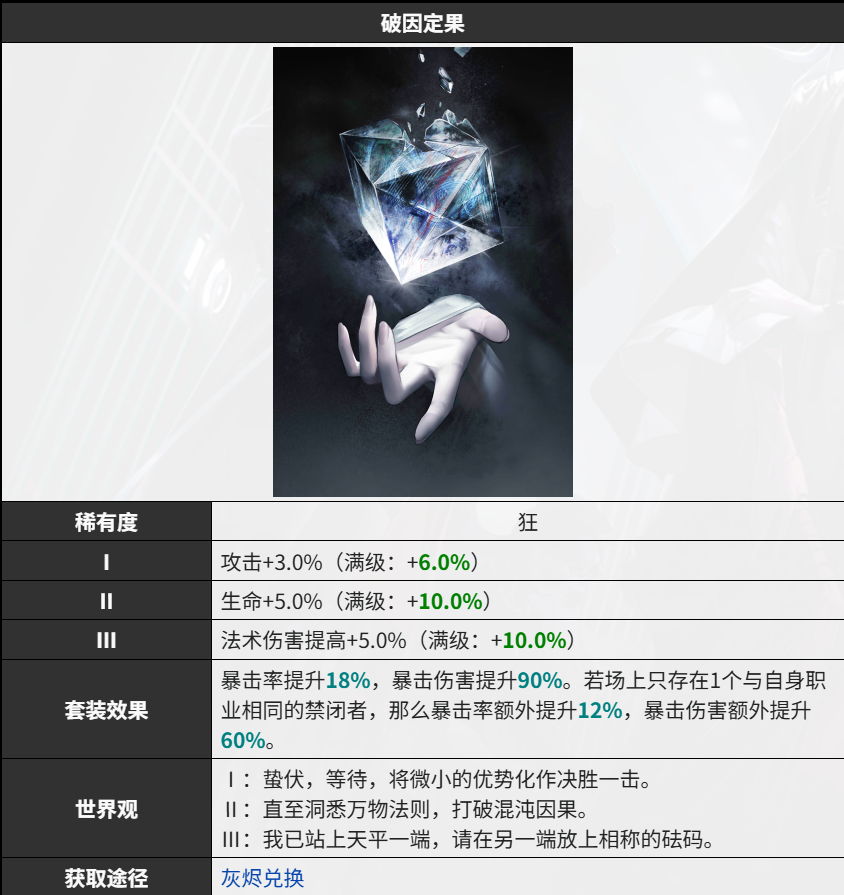 无期迷途公会战新烙印破因定果简评