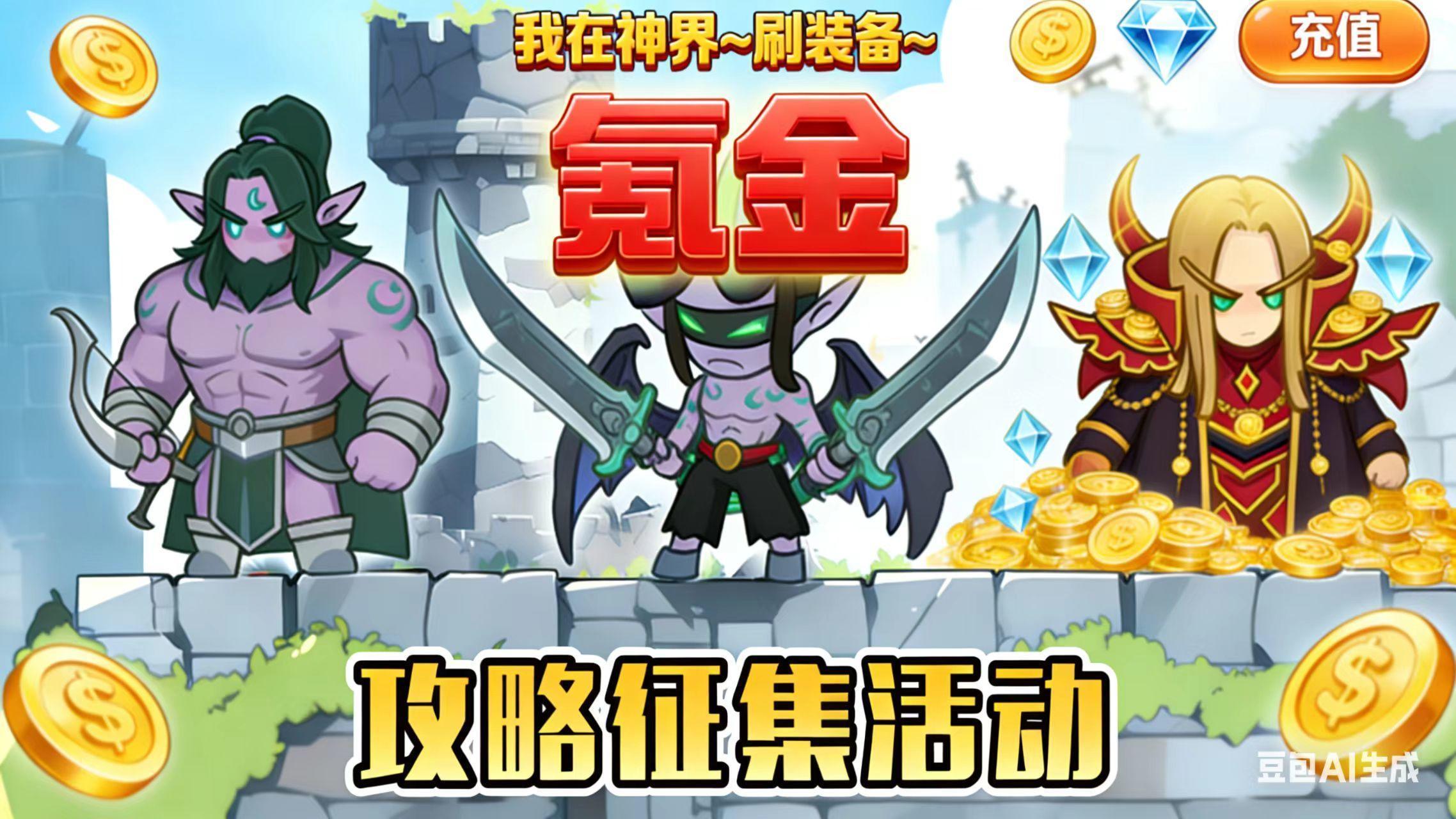 我在神界刷装备【第六届攻略大赛】各种活动氪金攻略