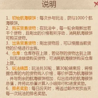 这城有良田【活动攻略】海上丝路活动攻略