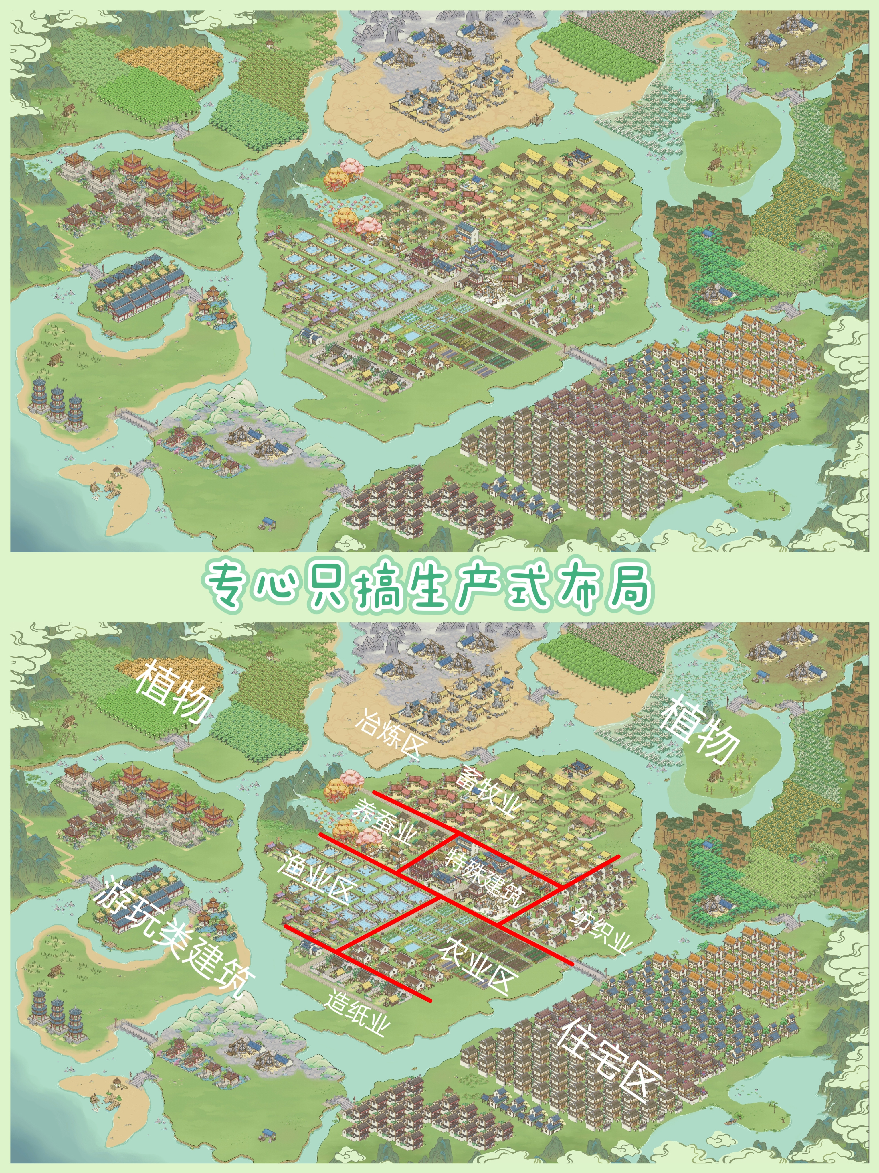 解忧小村落小村落布局&mdash;&mdash;只为生产！