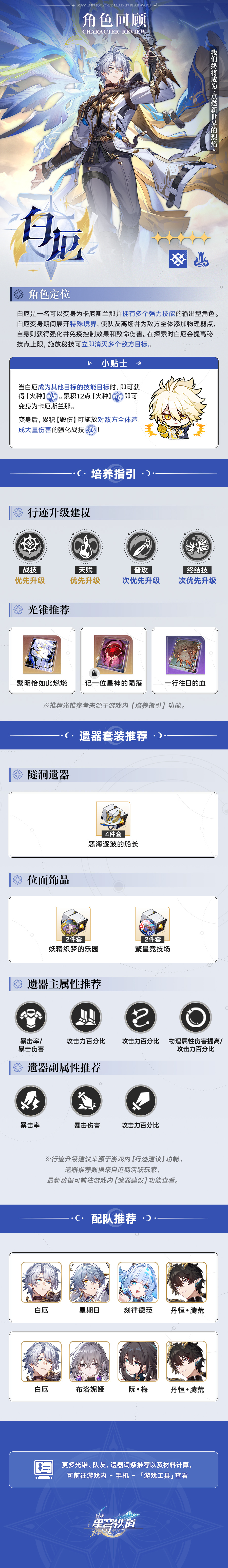 崩坏：星穹铁道角色回顾