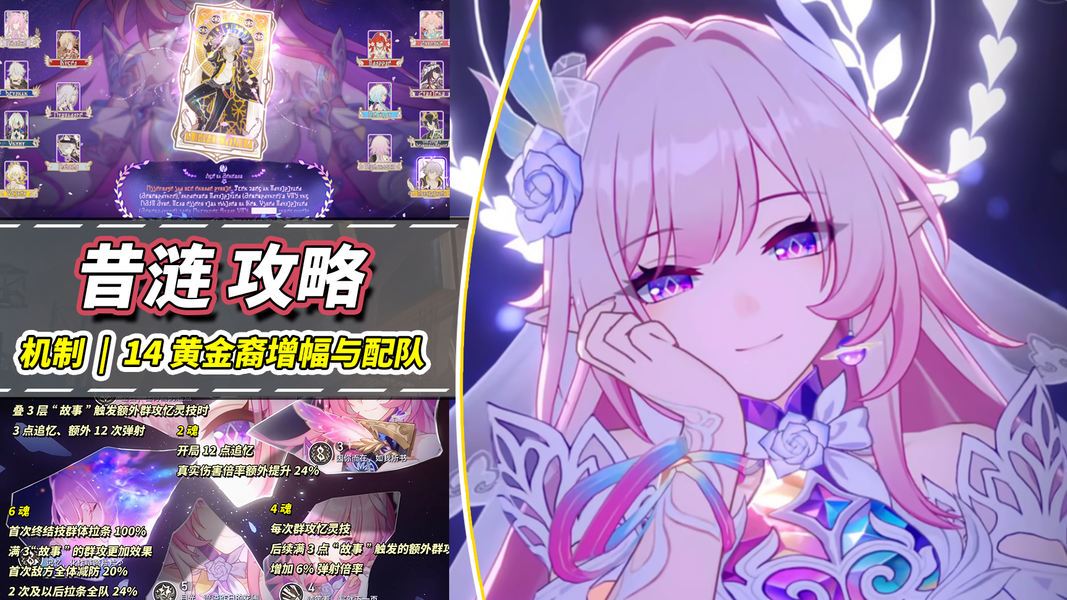 崩坏：星穹铁道【V3.6攻略】昔涟角色机制解析｜14种黄金裔增幅与配队