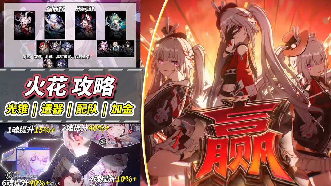 崩坏：星穹铁道【V4.0攻略】火花养成攻略｜光锥、遗器、配队、星魂加金解析