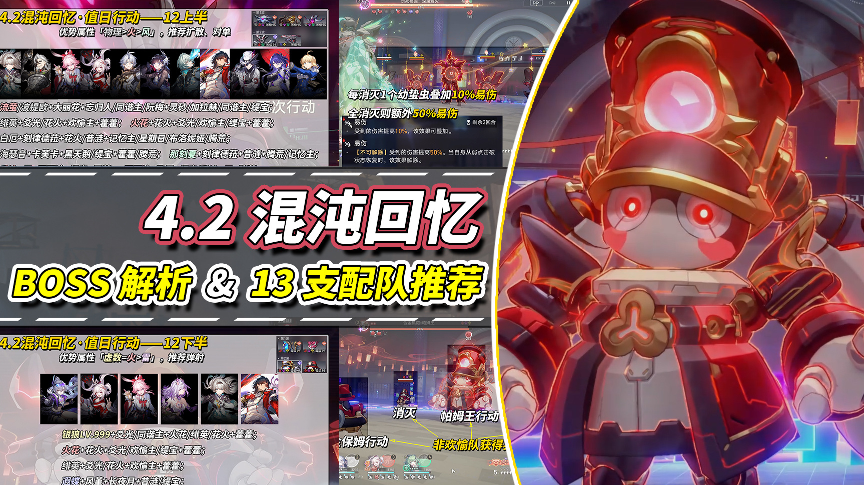 崩坏：星穹铁道【V4.2攻略】混沌回忆&middot;值日行动攻略｜13支配队推荐