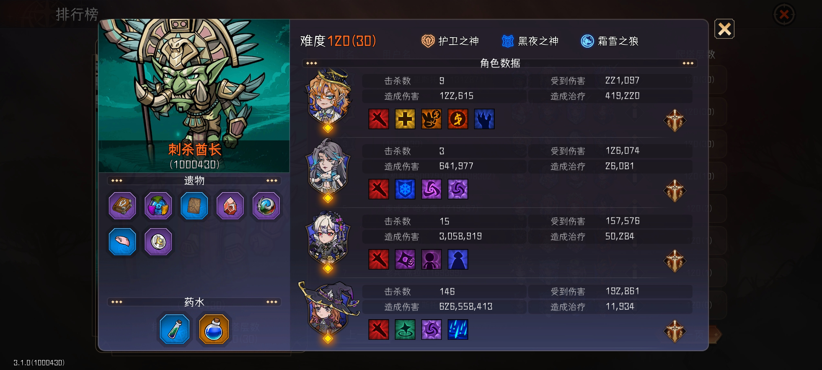 冒险寻宝然后打败魔王奥法30神罚120难度总结