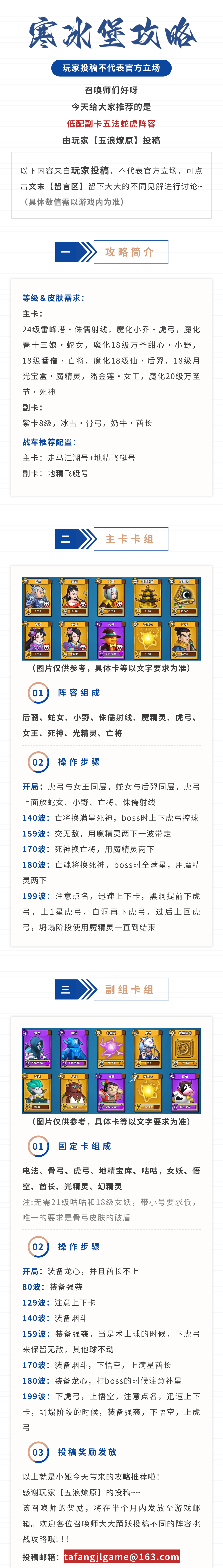 塔防精灵【寒冰堡攻略】低配副卡五法蛇虎寒冰200攻略