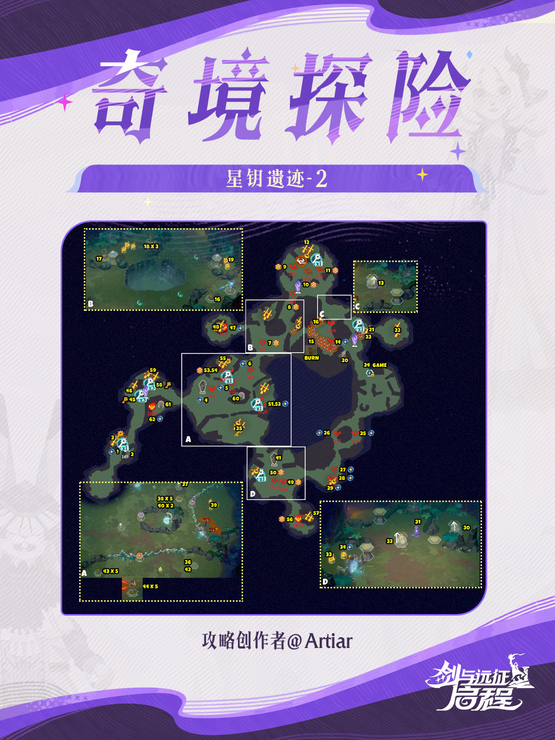 剑与远征：启程奇境探险 |「星钥遗迹-2」地图冒险指南