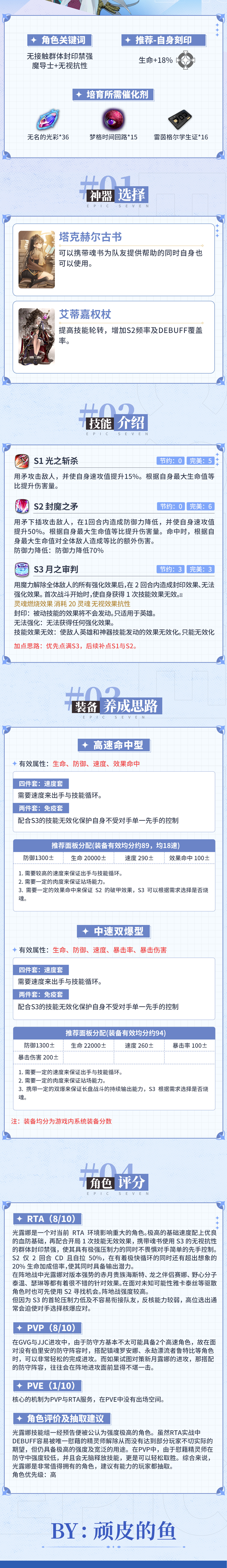第七史诗旅者的探查 | （内含礼包码）光明魔导士「新月露娜」解析攻略
