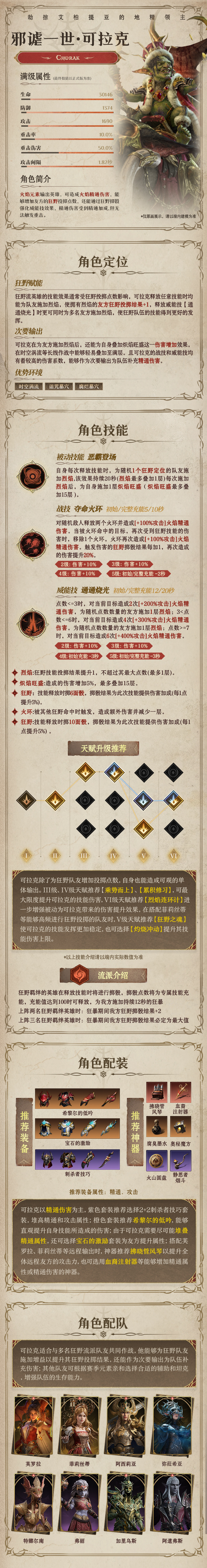 龙息：神寂火焰传说英雄|邪谑一世&middot;可拉克