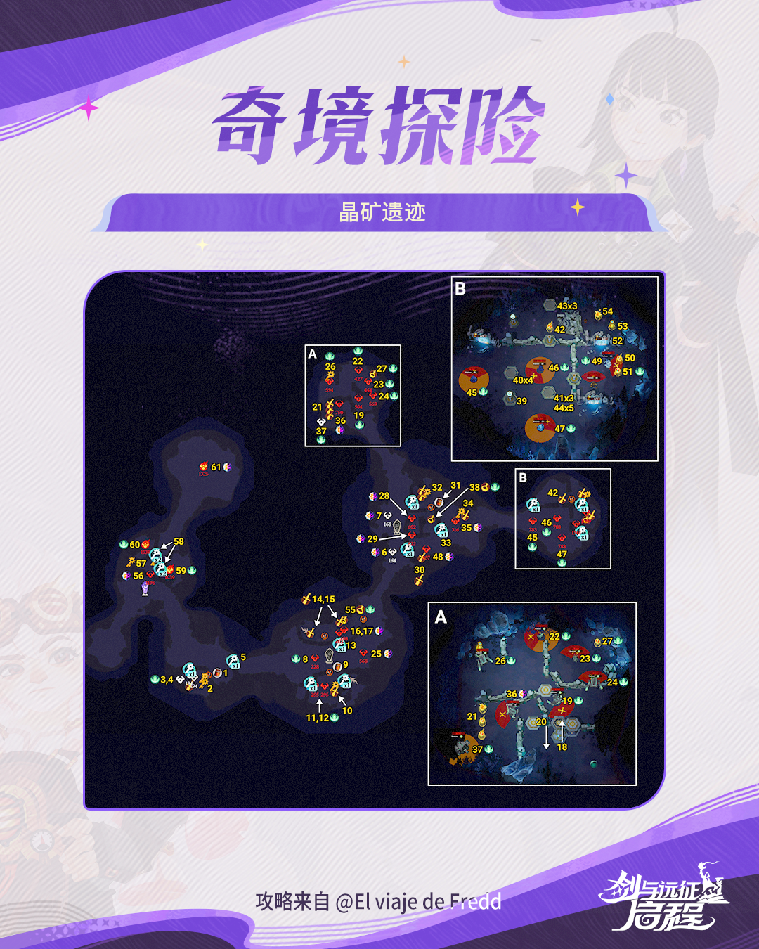 剑与远征：启程奇境探险丨「晶矿遗迹」地图冒险指南