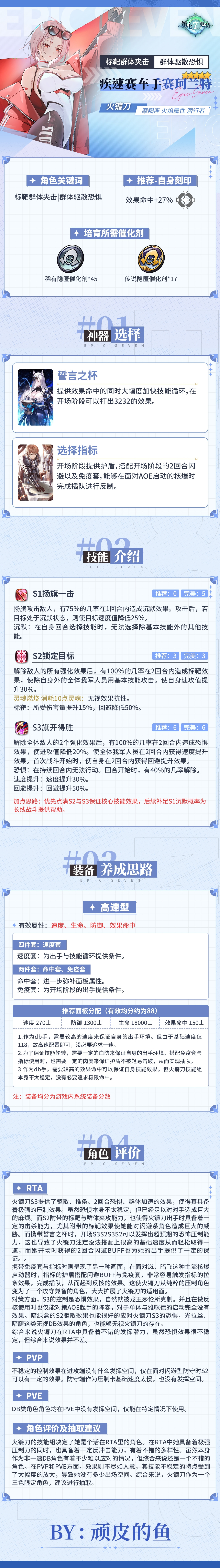 第七史诗旅者的探查 | 5星火焰属性潜行者「疾速赛车手赛珂兰特」解析攻略