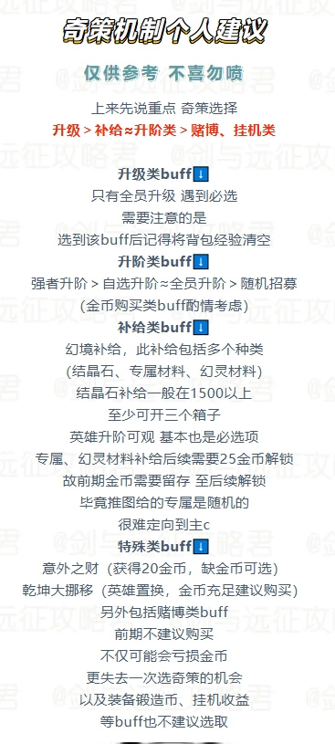 剑与远征幻映征程2.0！奇策版本降肝度！体验心得分享！