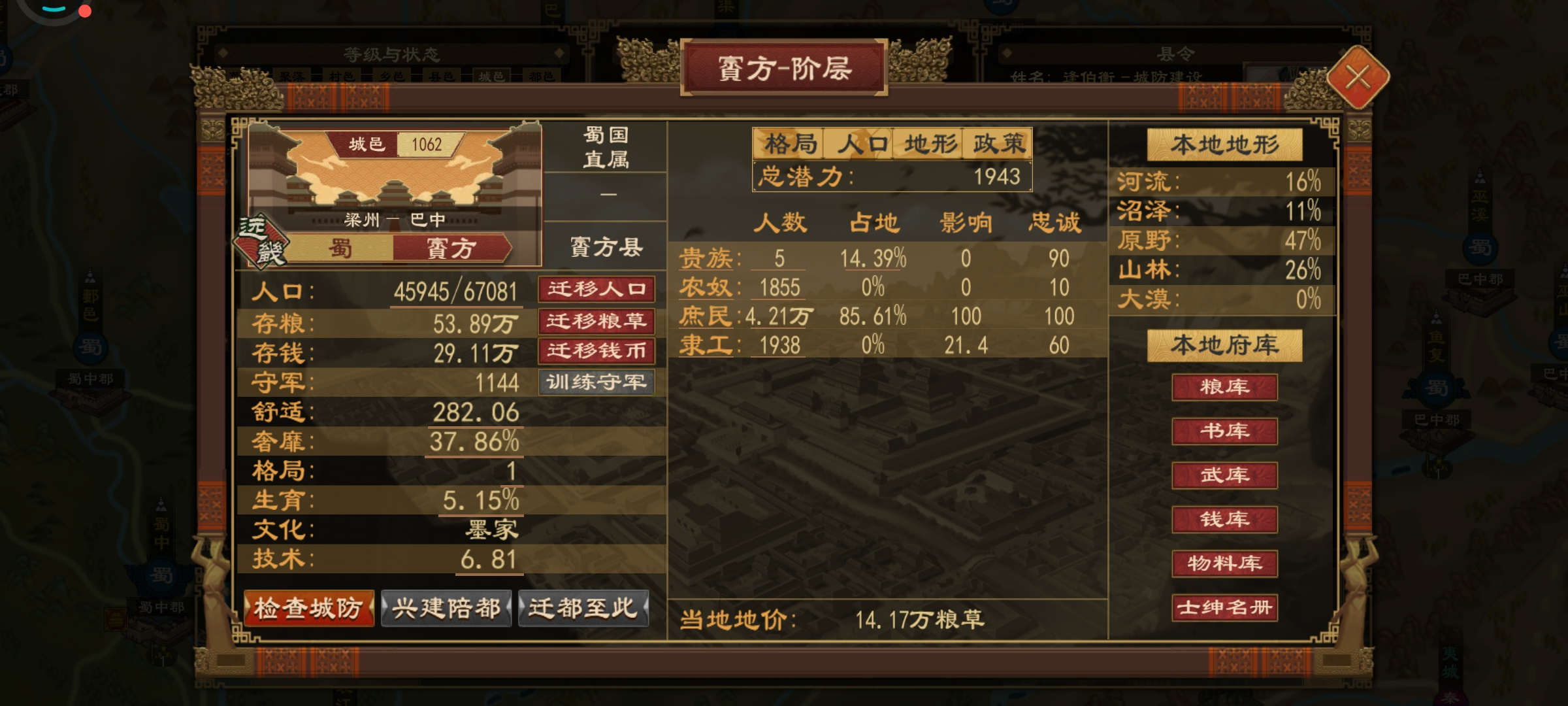 大周列国志大周列国志 城邑阶层介绍