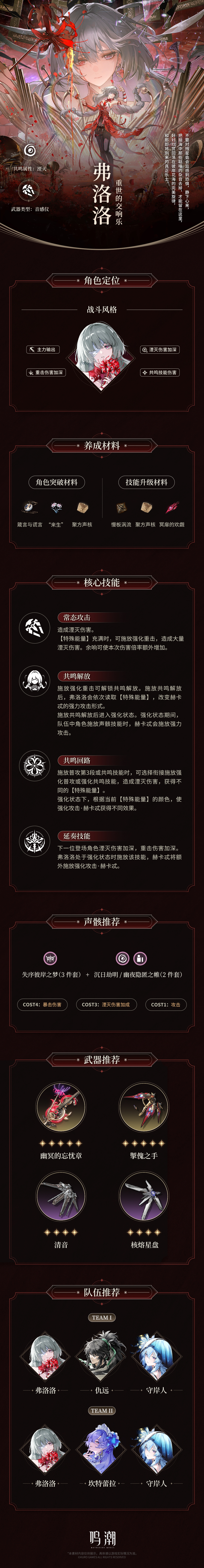 鸣潮档案回顾 | 重世的交响乐&mdash;&mdash;弗洛洛