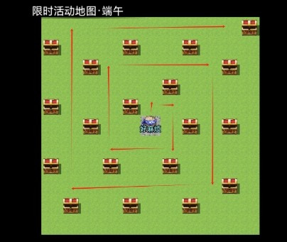 吞天食地6662025&middot;端午节活动副本&middot;地图走法全貌&middot;第一弹（带宝箱标注版）