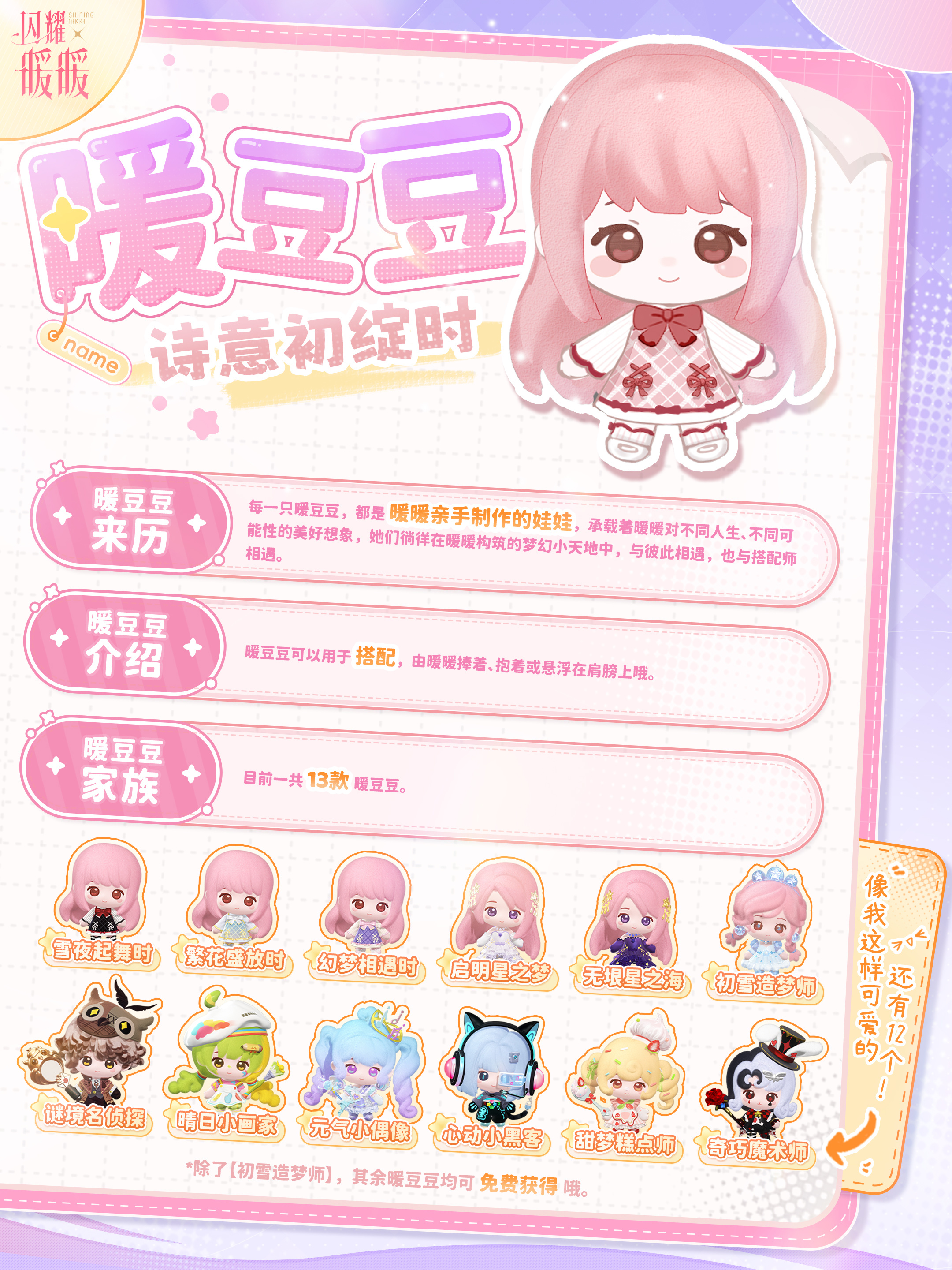 闪耀暖暖【暖豆豆实用指南】12款免费+看板可带，一篇看懂怎么玩
