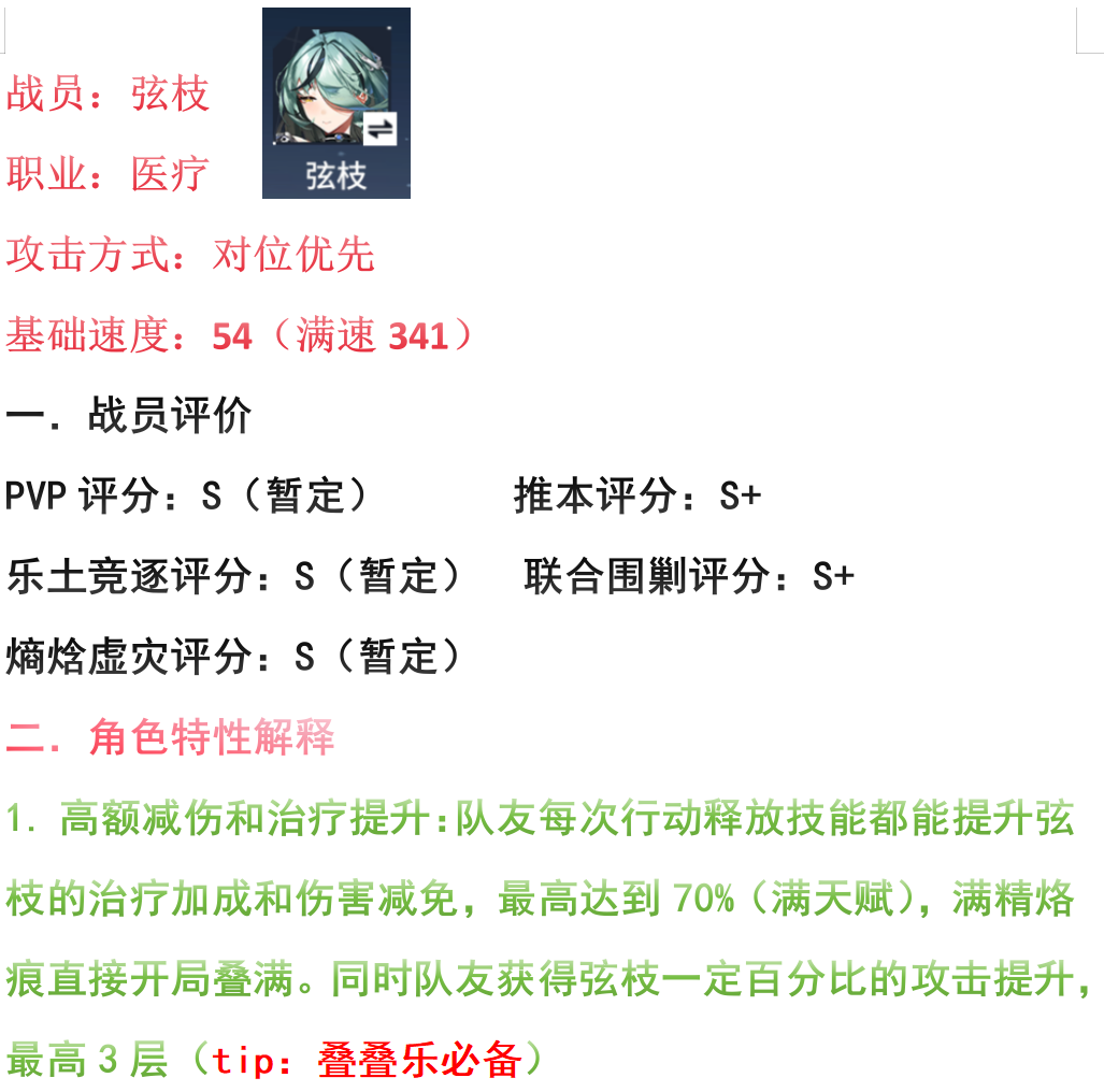 锚点降临锚点降临&mdash;&mdash;弦枝培养方案（个人向）