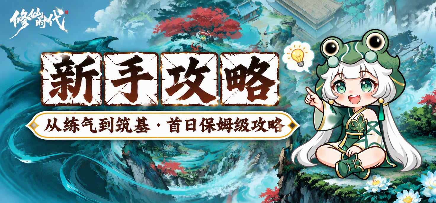 修仙时代【开荒必看】《修仙时代》开服第一天保姆级攻略