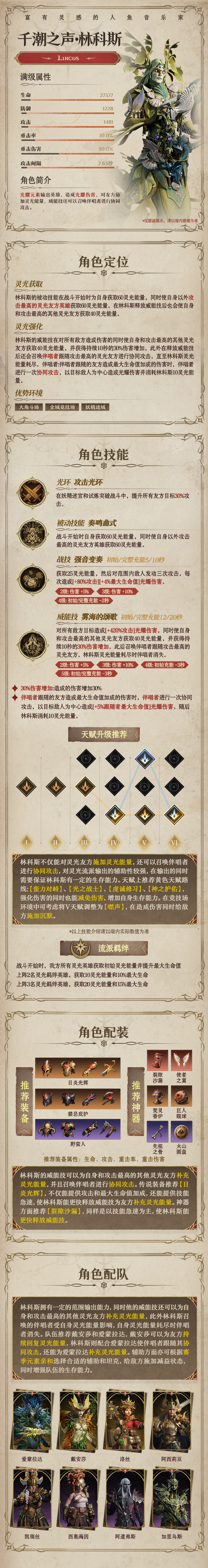 龙息：神寂光耀传说英雄|千潮之声&middot;林科斯