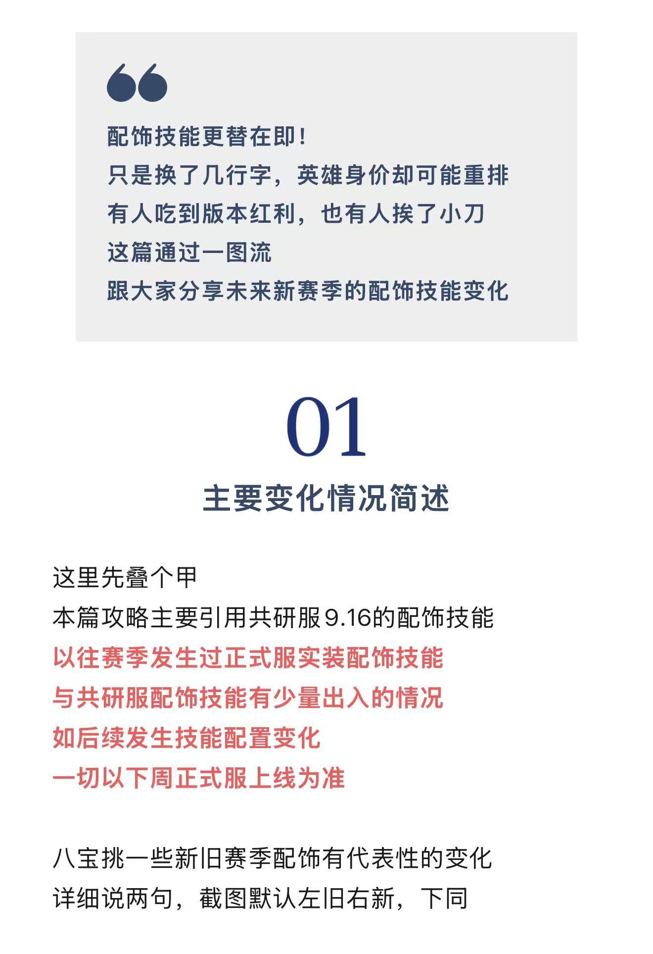 剑与远征：启程全英雄&ldquo;月幕&rdquo;赛季新旧配饰对照