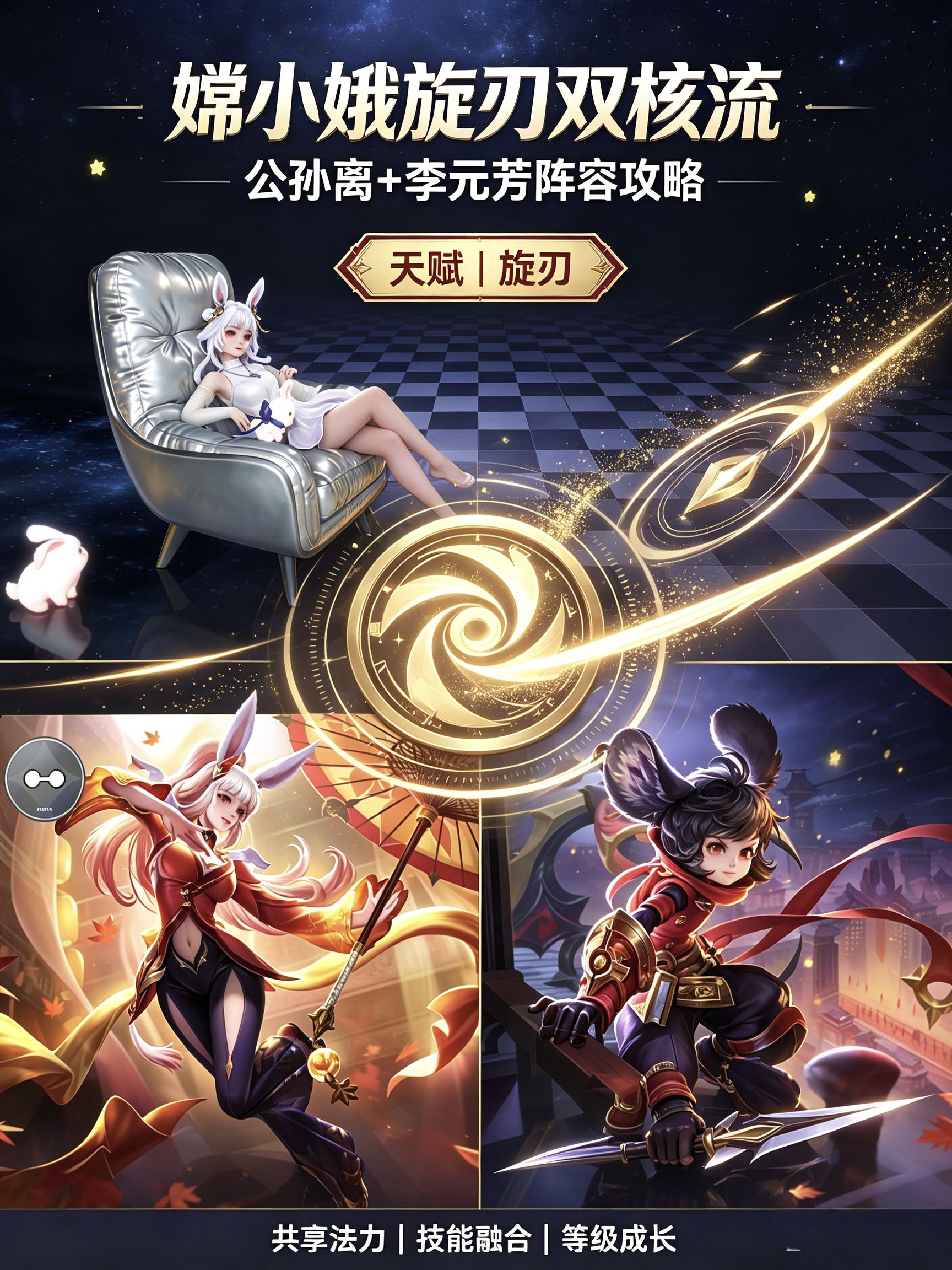 王者万象棋嫦小娥CP天赋篇-旋刃